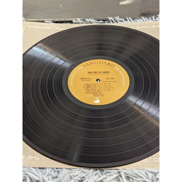 Joan Baez - In Concert 1962 Vinyl Record‎ LP Vanguard VRS-9112 Folk VG Very Good - Picture 4 of 12